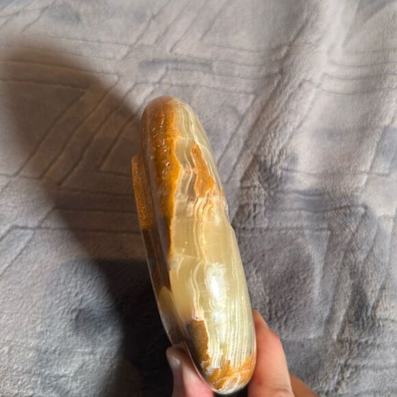 Gorgeous Natural Stone Ashtray or Trinket Box Heavy BRAND NEW Great Gift - Picture 4 of 12